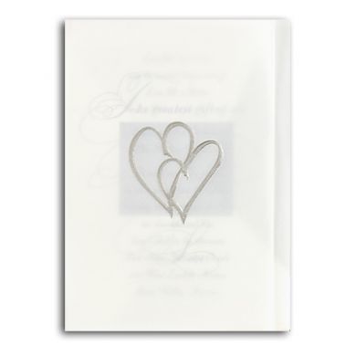 Two Hearts Invitation
